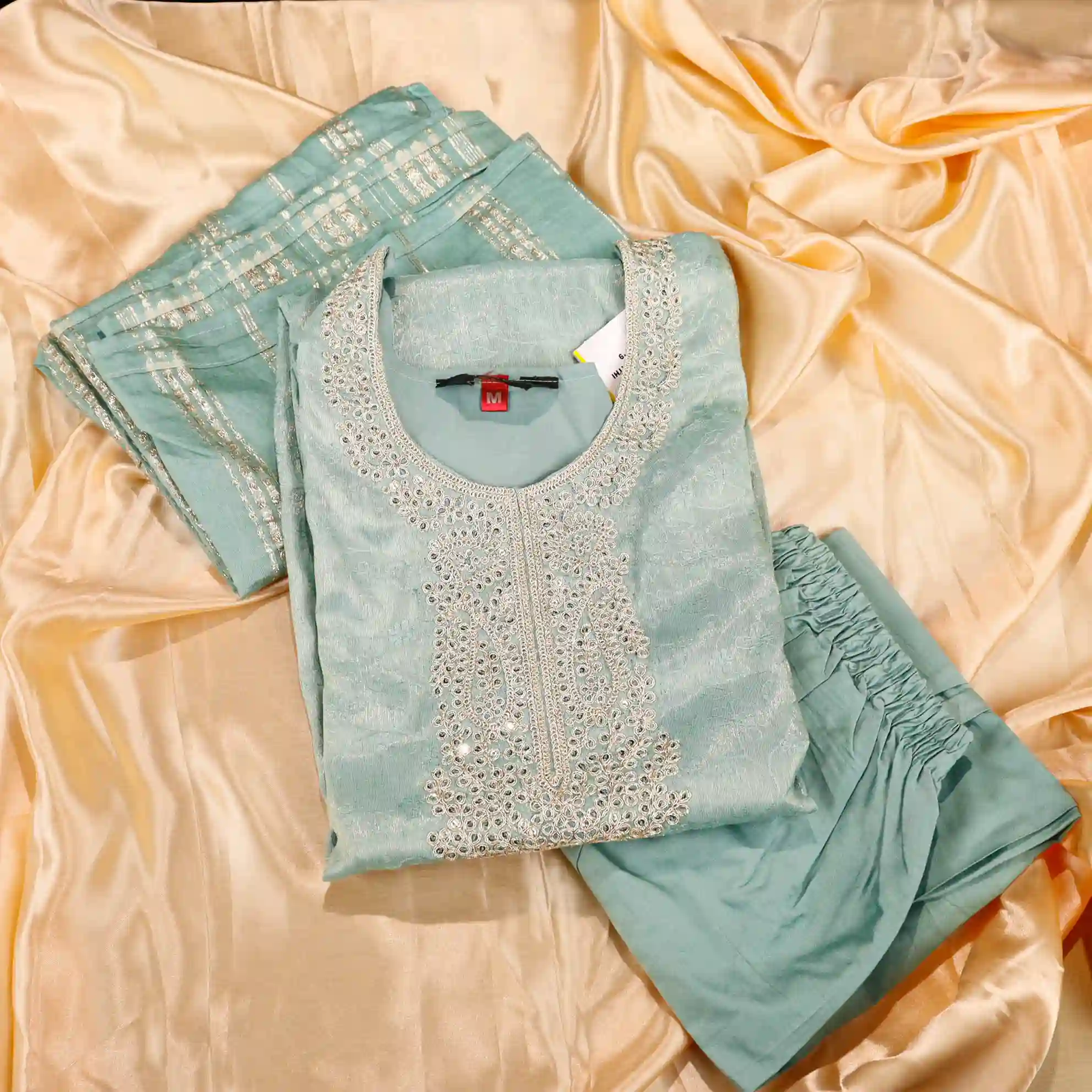 Jacquard Kurti Set