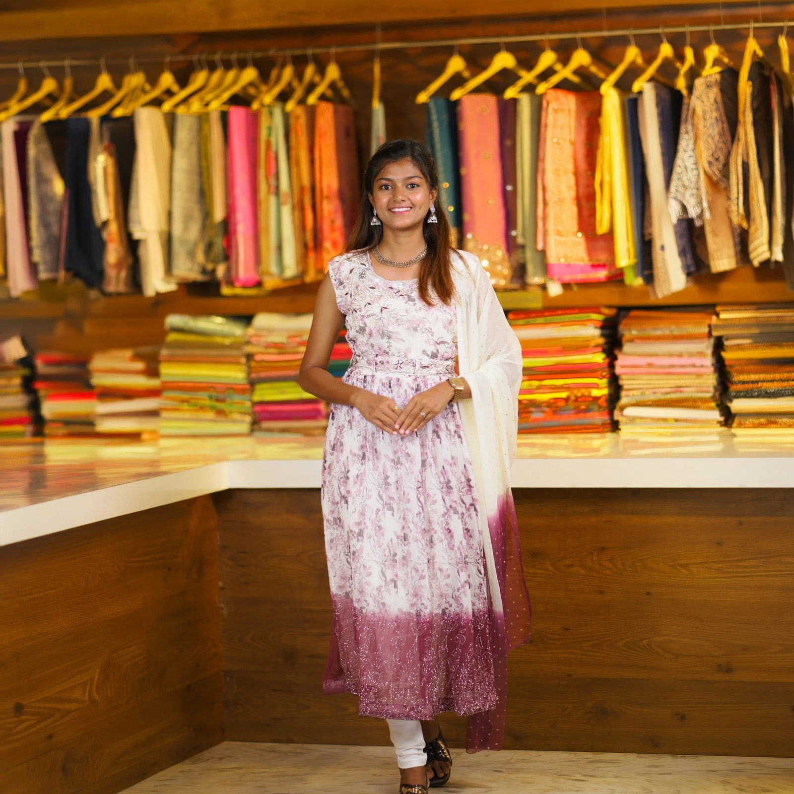 Kurti Set With Work Detailing