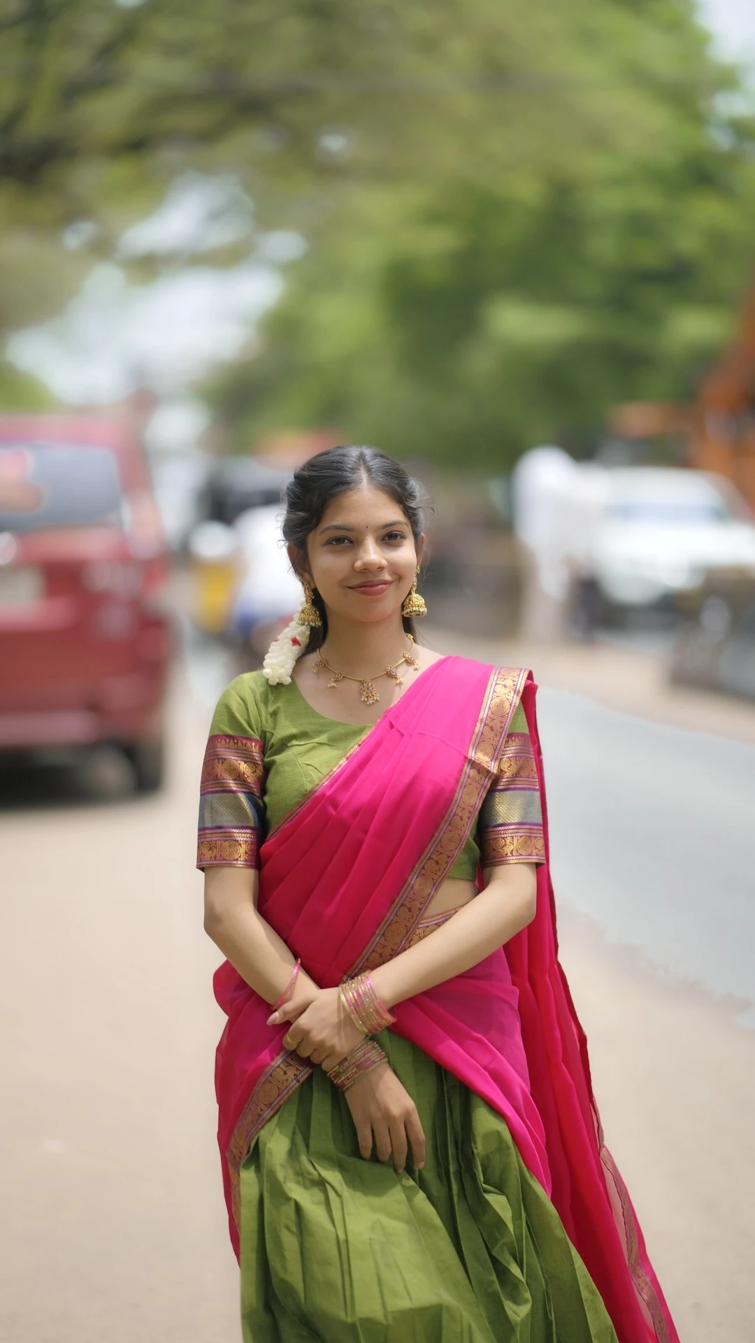 Cotton Dhavani Set